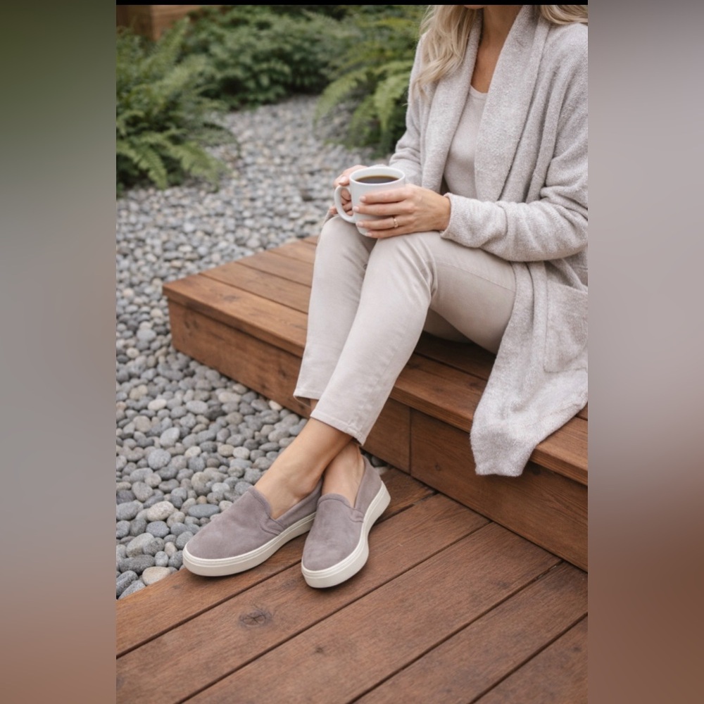 Naturalizer Taupe Slip-On Loafers